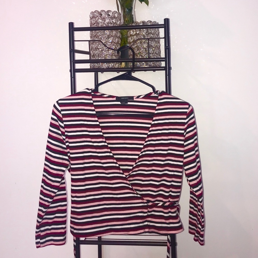 Striped Multi Colored Top